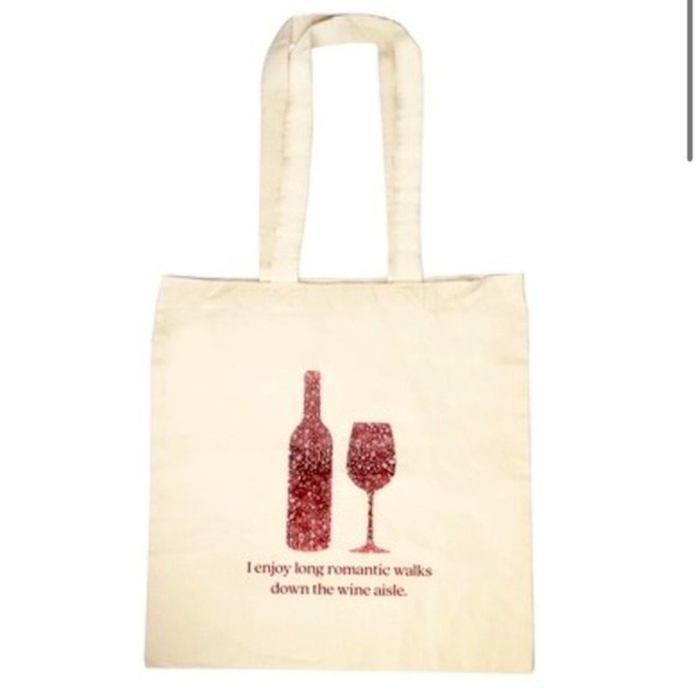 Carly Rae Studio Canvas Tote Bag Wine Graphic